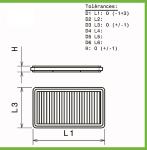 Filtre a air Green pour Honda Accord de 1996 a 1999 2.2Li 16V VTEC-150cv