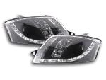 Paire de feux phares Daylight Led Audi TT 8N 1998-2006 Noir