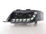 Paire de feux phares Daylight DRL Led Audi A6 C5/4B 1997-2000 Noir