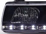 Paire de feux phares Daylight Led BMW serie 3 Cabriolet E36 92-98 Noir