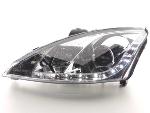 Paire de feux phares Daylight Led Ford Focus 98-01 Chrome