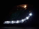 Paire de feux phares Daylight led DRL Opel Vectra C 02-05 chrome