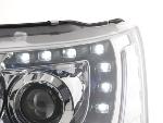 Paire de feux phares Daylight led DRL VW Bus T5 09-15 chrome