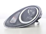 Paire de feux phares Xenon Daylight Led Porsche Boxster 987 04-09 Noir