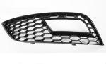 Grilles de pare choc pour Audi A4 B8 11-15 noir look Sport