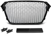 Calandre pour Audi A4 B8 de 11/2011 a 2015 look Sport Noir brillant