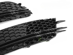 Paire de grille antibrouillard Audi A6 C6 de 2011 a 2014 Look Sport