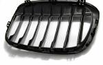 Grille calandre BMW X1 type F48 2015 a 2019 noir brillant