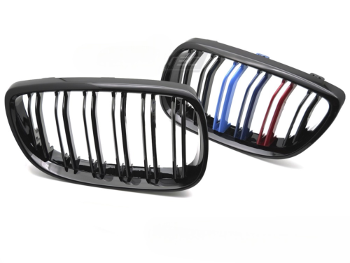 Calandre Avant BMW Serie 3 E92/E93 de 2006 a 2010 Noir Brillant 3 couleurs