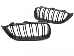 Grille calandre BMW serie 4 F32/F33/F36 de 2013 a 2020 Noir Mat Double Barres
