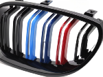 Calandre BMW Serie 5 E60/E61 de 2003 a 2010 Look Sport noir Brillant 3 couleurs