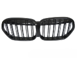 Grille de calandre avant BMW X1 F48 LCI de 2020 a 2022 noir brillant