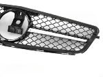 Grille calandre Mercedes classe C W204 de 2007 a 2014 Look SL Noir Chrome