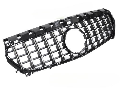 Grille calandre Mercedes CLA W117 de 2013 a 2019 Look GT Noir Chrome