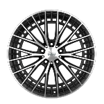 Jante Mam GT2 19x8.5 ET35 5/114.3 Black Front Polish