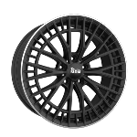 Jante Mam GT2 19x8.5 ET45 5/112 Matt Black Lip Polish