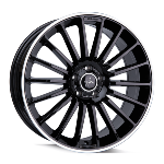 Jante Keskin KT15 17x7 ET40 5/114.3 BLACK LIP POLISH