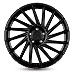 Jante Keskin KT17 18x8 ET45 5/112 MATT BLACK LIP POLISH