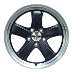 Jante Keskin KTPO1 19x8.5 ET50 5/130 MATT BLACK LIP POLISH