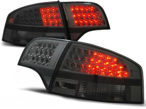 Paire de feux arriere Audi A4 B7 berline 11/2004 11/2007 LED fume