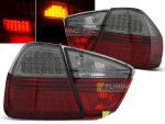 Paire de feux arriere BMW serie 3 E90 Berline 05-08 LED rouge fume