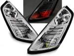 Paire de feux arriere Fiat Grande Punto 05-09 LED chrome