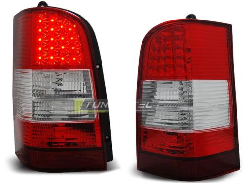 Paire de feux arriere Mercedes Vito W638 96-03 LED rouge blanc