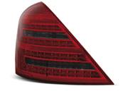 Paire de feux arriere Mercedes W221 Classe S 05-09 LED rouge fume