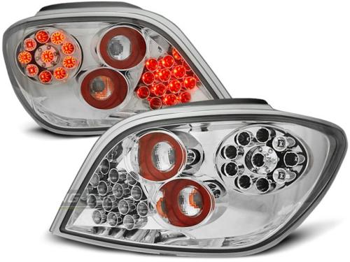 Paire de feux arriere Peugeot 307 01-07 LED chrome