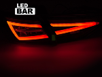 Paire de feux arriere Seat Leon 5F 12-20 FULL LED BAR DYN Rouge Fume