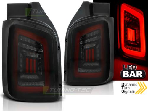 Paire de feux VW T5 03-15 Full LED noir fume rouge