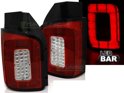 Paire de feux arriere VW T6 15-19 Full LED Rouge Blanc