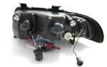 Paire de feux phares Audi A4 B5 de 1994 a 1998 angel eyes CCFL chrome