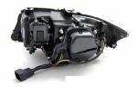 Paire de feux phares BMW serie 3 E90 / E91 de 2005 a 2008 angel eyes 3D led noir