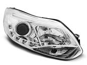 Paire de feux phares Ford Focus de 2011 a 2014 Daylight led LTI chrome