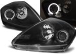 Paire de feux phares Mitsubishi Eclipse D50 00-05 angel eyes noir