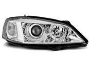 Paire de feux phares Opel Astra G 97-04 angel eyes chrome