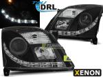 Paire de feux phares Opel vectra C 02-05 Daylight DRL xenon noir