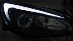 Paire de feux phares Opel Astra J 10-15 Daylight LED DRL Noir