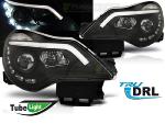 Paire de feux phares Opel Corsa D 11-14 LED DRL LTI noir