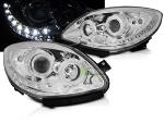 Paire de feux phares Renault Twingo 07-11 Daylight LED Chrome