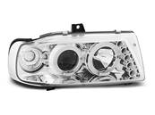 Paire de feux phares VW Polo 6N 94-99 angel eyes chrome