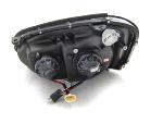 Paire feux phares Subaru Impreza 2003 a 2005 Tubelight Led chrome