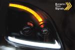 Paire feux phares Toyota Land Cruiser 120 03-09 TubeLight Led Noir