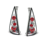 Paire de feux arriere Citroen C3 02-05 chrome