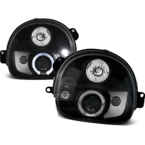 Paire de feux phares Renault Twingo 93-98 angel eyes noir