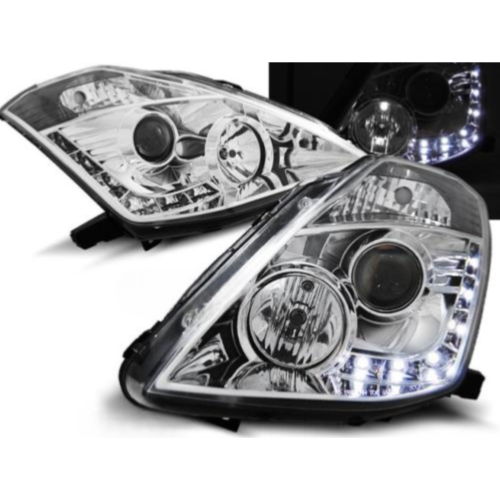 Paire de feux phares Nissan 350Z 03-05 xenon Daylight led chrome