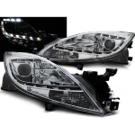 Paire de feux phares Mazda 6 10-12 Daylight led chrome
