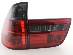 Paire de feux arrire BMW X5 E53 1998 a 2003 Rouge Fume