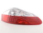 Paire de feux arrière Porsche Boxster 986 1996 a 2004 Rouge Chrome Led